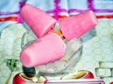 Rose milk popsicle recipe | rose milk kulfi recipe