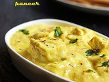 Shahi paneer recipe, how to make shahi paneer | Indian paneer recipes