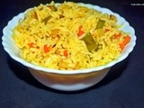 Simple vegetable rice