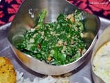 Spinach stir fry