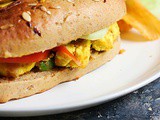 Subway Paneer Tikka Sandwich Recipe