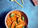 Thai red curry recipe vegetarian | how to make veg thai red curry recipe