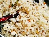 Thengai sadham (coconut rice)