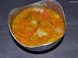 Tiffin sambar (Dosai sambar)