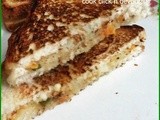 Toasted/griiled vegetable sandwich