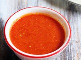 Tomato garlic dip recipe | Easy tomato garlic chutney recipe