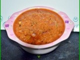 Tomato sagu-Side dish for idly/chapathi