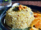 Vangi bath recipe | Spicy eggplant rice recipe