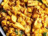 Vegan Tofu Curry With Corn