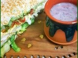 Vegetable-cheese sandwich