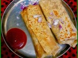 Vegetables kathi roll