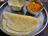 Vendhaya dosai(Instant methi seeds and rice crepe)