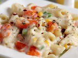 White Sauce Pasta Recipe | How To Make Pasta In White Sauce