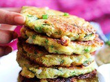 Zucchini Fritters (Vegan Recipe)