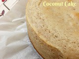 Egg-less Fresh Coconut cake