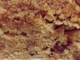 Eggless Dates and Apple cake with streusel topping