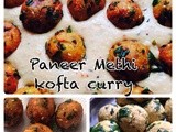 Paneer Methi Kofta Curry