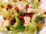 Pear Salad with Sweet lime/Mausambi Juice dressing