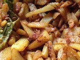 Slow Cooked Jeera Aalu/potato stir fry