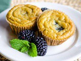 Banana Blackberry Muffins