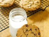 Chunky Almond Butter Chocolate Chip Cookies