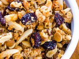 Cranberry Walnut Paleo Granola