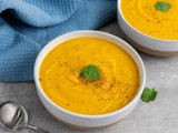 Easy Slow Cooker Butternut Squash Soup with Coconut Milk