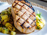 Grilled Pork Chops and Pineapple Salsa