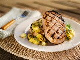 Grilled Pork Chops and Pineapple Salsa