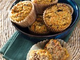 Paleo Carrot Raisin Muffins