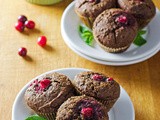 Paleo Chocolate Cranberry Muffins