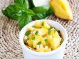 Peach Basil Salsa