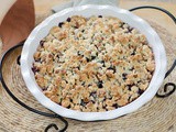 Peach Blueberry Crisp (Paleo, Gluten Free, Vegan)