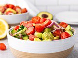 Quick And Easy Cucumber Avocado Salad