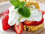 Strawberry Shortcake & Lime Coconut Cream (Paleo, Gluten Free, Dairy Free)