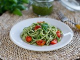 Zucchini Pasta Pesto