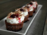 Μπλακ φόρεστ τζιζκέικ cupcakes