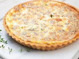 Stilton & Walnut Quiche