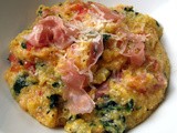 Easy Polenta with Prosciutto and Tomatoes