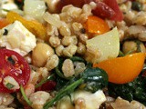 Farro Salad with Tomatoes and Feta