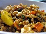Farro with Caramelized Carrot and Feta