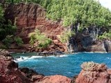 Maui, Day 4: Tropical Fruit Salad and a Red Sand Beach