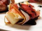 Prosciutto-Wrapped Walnuts with Goat Cheese and Pear