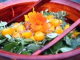 Purslane Salad with Tomatoes and Arugula