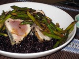 Sesame Crusted Albacore with Asparagus and Ginger