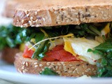 Smoked Salmon on Sourdough with Eggs and Kale