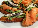 White Anchovy Toasts
