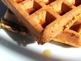 Whole Grain Pumpkin Waffles