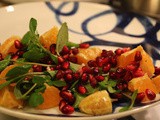 Winter Watercress Salad with Mandarins and Pomegranate