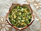Green Gram Mango Salad | Summer Cooling Salad | Zero Oil Salad Recipe